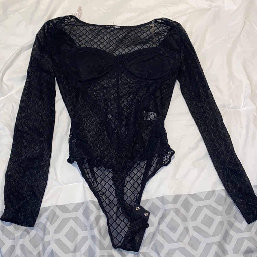 Fashion nova Black bodysuit